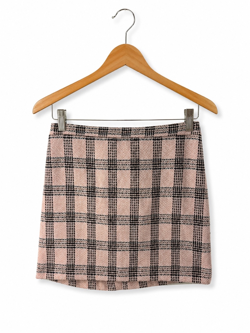 Wild Fable Pink Plaid Mini Skirt Size M Preppy Coquette Academia Streetwear
